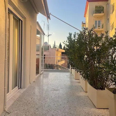 A-14 Light & Patio, New 2023! Next 2 Goulandris Museum! Pls Check Extra Fees For 2nd Appartement